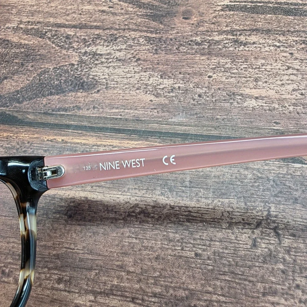 Nine West Womens Tortoise Rose Cat Eye Eyeglasses NW586S 291 56-17-135